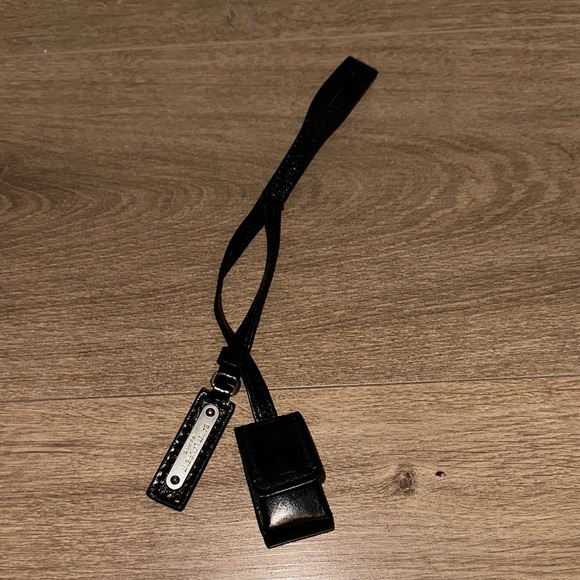 Saint Laurent Accessories - Saint Laurent Bag Leather Black Charm with lock